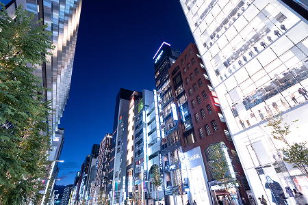 銀座の街並み